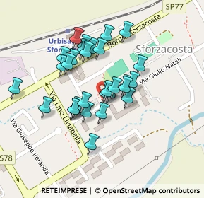 Mappa Via G. Natali, 62100 Sforzacosta MC, Italia (0.09)