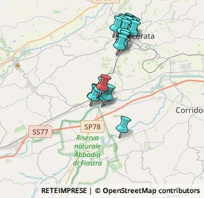 Mappa Via Giulio Natali, 62100 Macerata MC, Italia (3.471)