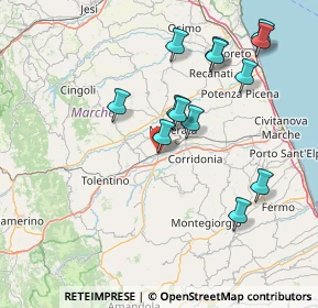 Mappa Via Natali Giulio, 62100 Sforzacosta MC, Italia (15.86)