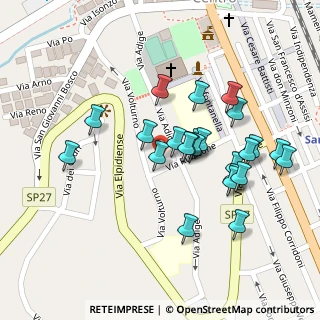 Mappa Via Volturno, 63821 Porto Sant'Elpidio FM, Italia (0.10417)