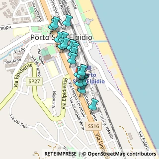 Mappa Via Maddalena, 63821 Porto Sant'Elpidio FM, Italia (0.1755)