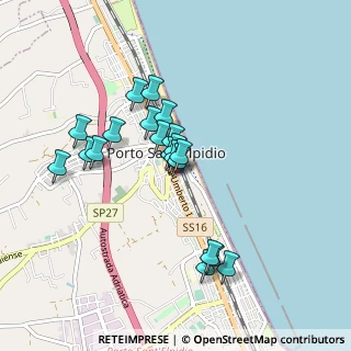 Mappa Via Alessandro Volta, 63821 Porto Sant'Elpidio FM, Italia (0.7835)