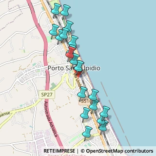 Mappa Via Alessandro Volta, 63821 Porto Sant'Elpidio FM, Italia (1.058)
