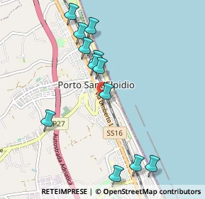 Mappa Via Maddalena, 63821 Porto Sant'Elpidio FM, Italia (1.07333)