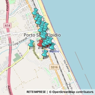 Mappa Via Alessandro Volta, 63821 Porto Sant'Elpidio FM, Italia (0.3065)