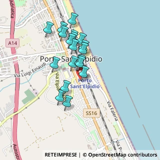 Mappa Via Maddalena, 63821 Porto Sant'Elpidio FM, Italia (0.394)