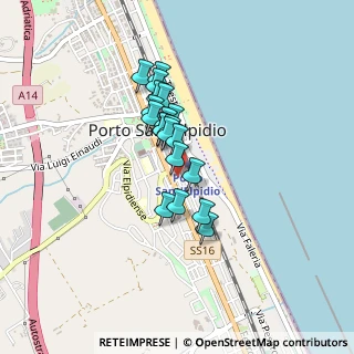 Mappa Via Maddalena, 63821 Porto Sant'Elpidio FM, Italia (0.307)