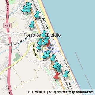 Mappa Via Maddalena, 63821 Porto Sant'Elpidio FM, Italia (0.558)