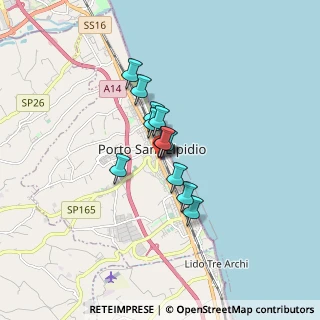 Mappa Via Alessandro Volta, 63821 Porto Sant'Elpidio FM, Italia (1.01333)