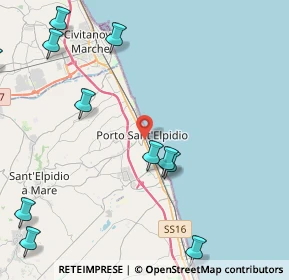 Mappa Via Maddalena, 63821 Porto Sant'Elpidio FM, Italia (5.91091)