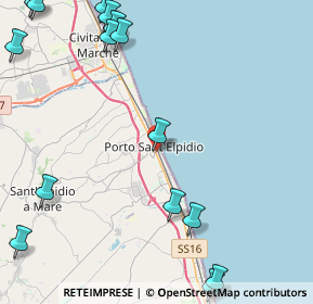 Mappa Via Maddalena, 63821 Porto Sant'Elpidio FM, Italia (6.59667)