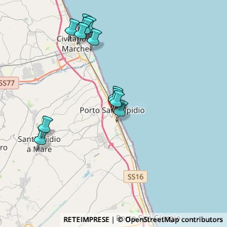 Mappa Via Maddalena, 63821 Porto Sant'Elpidio FM, Italia (4.25083)