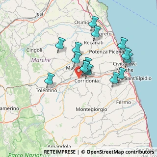 Mappa Ctr. Campogiano, 62014 Corridonia MC, Italia (13.018)