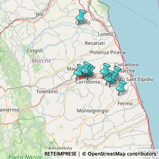 Mappa Ctr. Campogiano, 62014 Corridonia MC, Italia (14.60636)