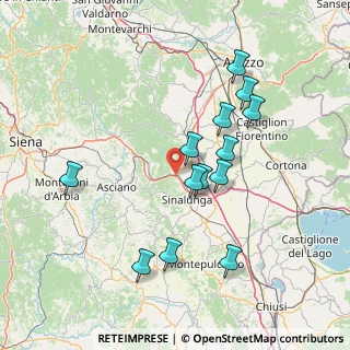 Mappa Rigomagno Scalo, 53048 Sinalunga SI, Italia (14.81077)