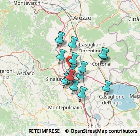 Mappa Via Ferdinando Redditi, 52045 Foiano della Chiana AR, Italia (9.90813)