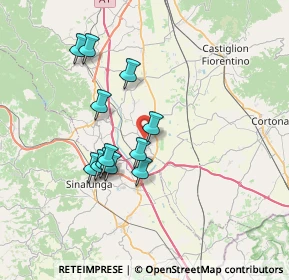 Mappa Viale Umberto I, 52045 Foiano della Chiana AR, Italia (6.45)