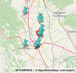 Mappa Viale Umberto I, 52045 Foiano della Chiana AR, Italia (4.96636)