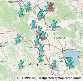 Mappa Viale Umberto I, 52045 Foiano della Chiana AR, Italia (17.81333)