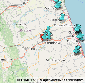 Mappa Borgo Sforzacosta, 62100 Macerata MC, Italia (22.20167)