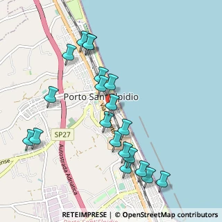 Mappa Via S. Francesco d'Assisi, 63821 Porto Sant'Elpidio FM, Italia (1.1035)