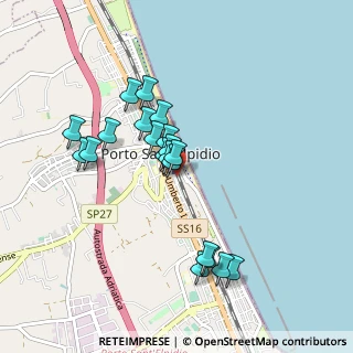 Mappa Via S. Francesco d'Assisi, 63821 Porto Sant'Elpidio FM, Italia (0.8275)