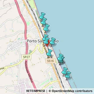 Mappa Via S. Francesco d'Assisi, 63821 Porto Sant'Elpidio FM, Italia (0.86833)