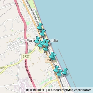 Mappa Via S. Francesco d'Assisi, 63821 Porto Sant'Elpidio FM, Italia (0.73692)