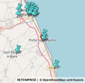 Mappa Via Umberto I, 63018 Porto Sant'Elpidio FM, Italia (5.06353)