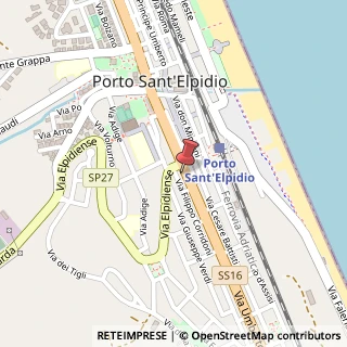 Mappa Via Umberto I, 381, 63821 Porto Sant'Elpidio, Fermo (Marche)