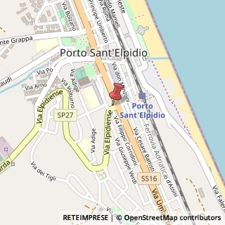 Mappa Via Fontanella, 4, 63821 Porto Sant'Elpidio, Fermo (Marche)