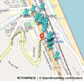 Mappa Via Umberto I, 63018 Porto Sant'Elpidio FM, Italia (0.176)