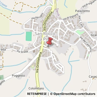 Mappa Via del Mattatoio, 15, 53018 San Rocco A Pilli SI, Italia, 53018 Sovicille, Siena (Toscana)