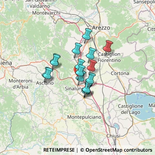 Mappa Località Padule, 52046 Lucignano AR, Italia (9.50938)