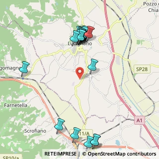 Mappa Località Padule, 52046 Lucignano AR, Italia (2.453)