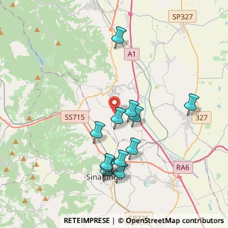 Mappa Località Padule, 52046 Lucignano AR, Italia (3.93333)