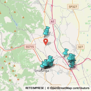 Mappa Località Padule, 52046 Lucignano AR, Italia (4.7045)