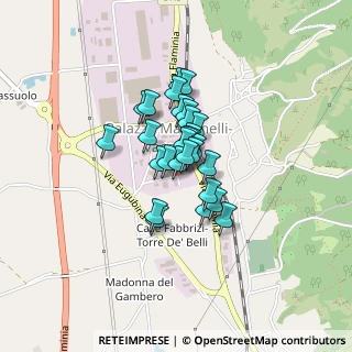 Mappa Via Console Flaminio, 06023 Gualdo Tadino PG, Italia (0.25857)