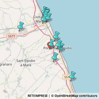 Mappa Via Enrico Toti, 63821 Porto Sant'Elpidio FM, Italia (4.21)