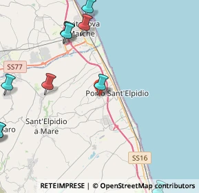 Mappa Via Enrico Toti, 63018 Porto Sant'Elpidio FM, Italia (6.43818)
