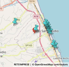 Mappa Via Enrico Toti, 63018 Porto Sant'Elpidio FM, Italia (1.98727)