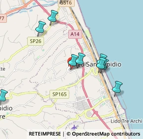 Mappa Via Enrico Toti, 63018 Porto Sant'Elpidio FM, Italia (2.40545)