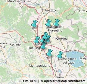 Mappa Piazza Giorgio Ambrosoli, 52045 Foiano della Chiana AR, Italia (7.76909)