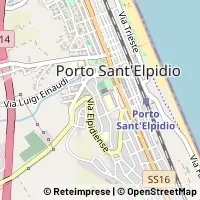 Kaart Porto Sant'Elpidio