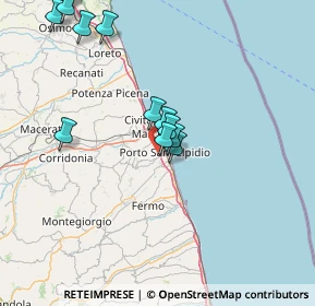 Mappa Via Mercantini Luigi, 63821 Porto Sant'Elpidio FM, Italia (17.05077)