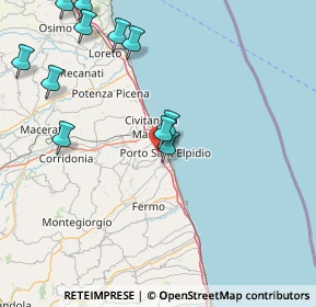 Mappa Via Mercantini Luigi, 63821 Porto Sant'Elpidio FM, Italia (20.93917)