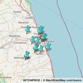 Mappa Via Mercantini Luigi, 63821 Porto Sant'Elpidio FM, Italia (9.75769)