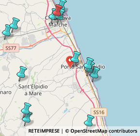 Mappa Via Mercantini Luigi, 63821 Porto Sant'Elpidio FM, Italia (5.41929)