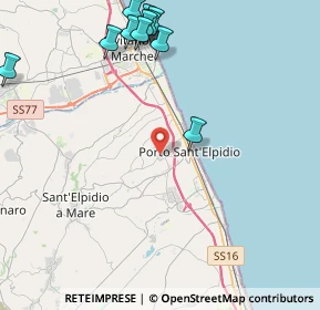 Mappa Via Mercantini Luigi, 63821 Porto Sant'Elpidio FM, Italia (5.49818)