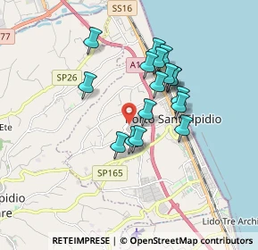 Mappa Via Mercantini Luigi, 63821 Porto Sant'Elpidio FM, Italia (1.46588)